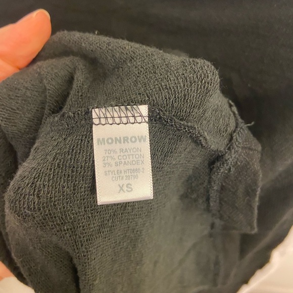 Monrow Sweater and Jogger Set Black size Extra Small/Small - Picture 4 of 7